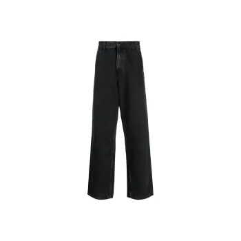 Carhartt WIP Logo Patch Straight Leg Jeans