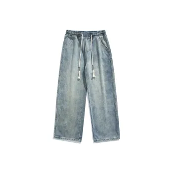 EPTISON Jeans Unisex Vintage Light Blue