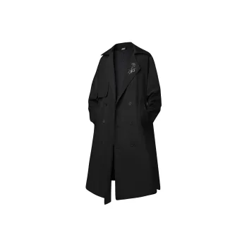 A.X.S.K Trench Coats Unisex
