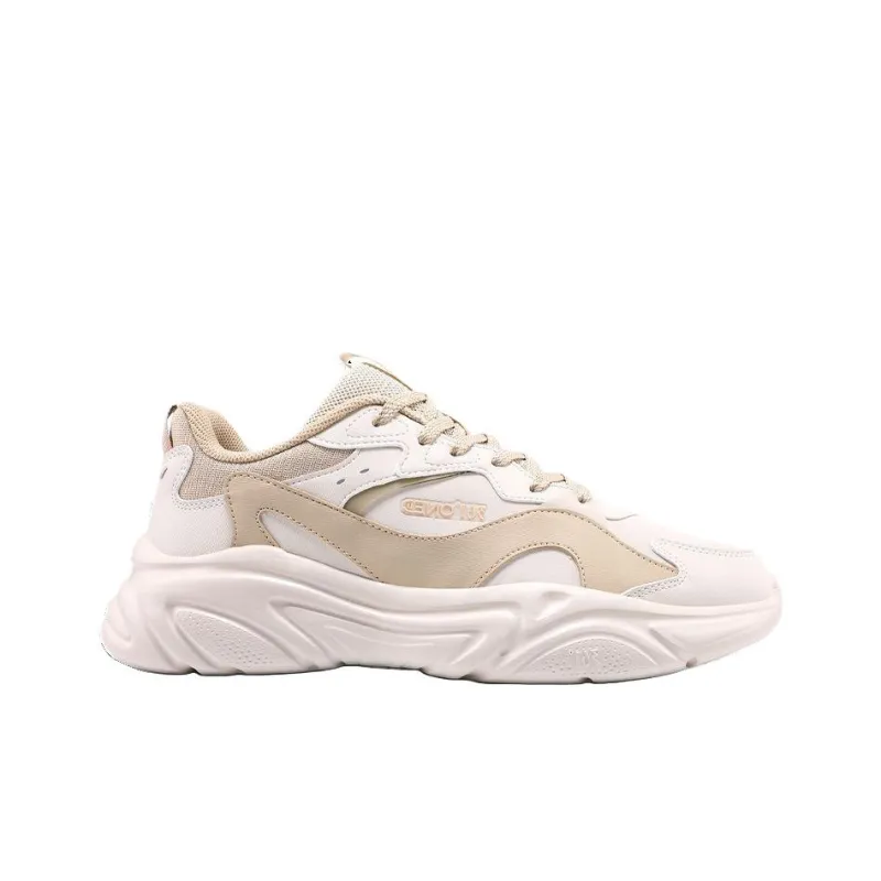361° Anti Slip And Wear Resistant Lightweight Low Top Casual Shoes Men's Beige Brown-1