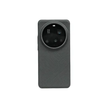 PENGKEXING PC Material Geometric Textured Ultra Thin Phone Cases Compatibility With Xiaomi 15 Ultra Solid Color