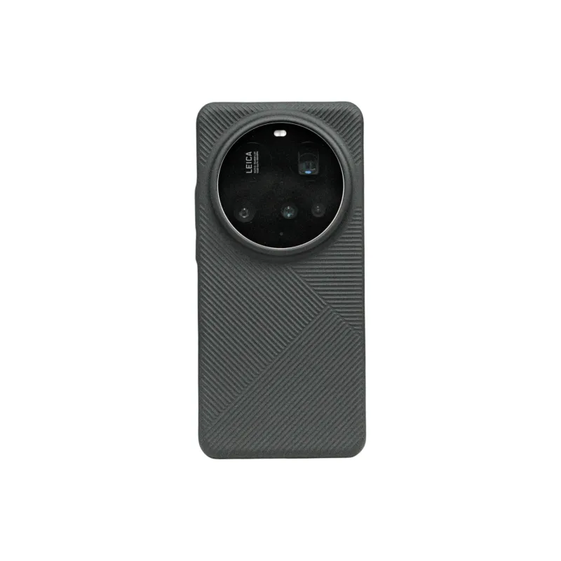 PENGKEXING PC Material Geometric Textured Ultra Thin Phone Cases Compatibility With Xiaomi 15 Ultra Solid Color-0