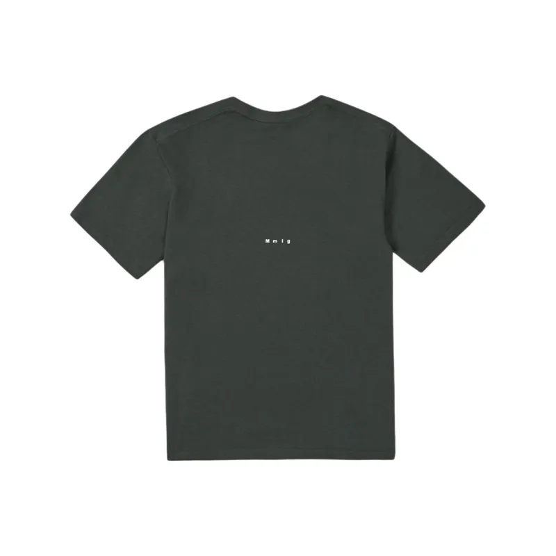 Mmlg SS25 T Shirt Unisex Charcoal Black-1