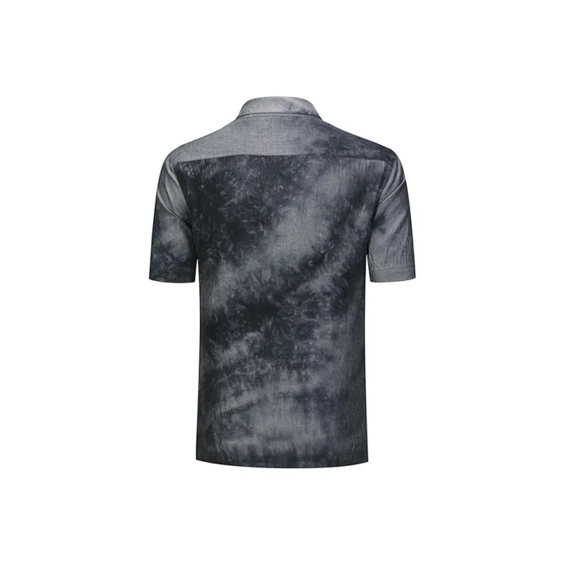 DAVID NAMAN Shirt Men's Washed Blue-1