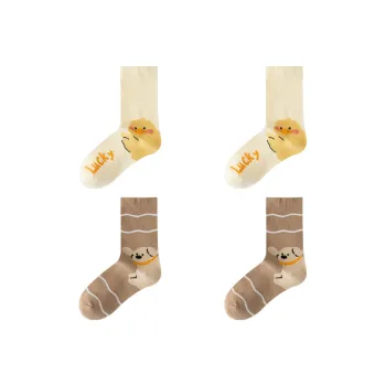 ROBINHOOD Mid Calf Socks Women's Combo Set