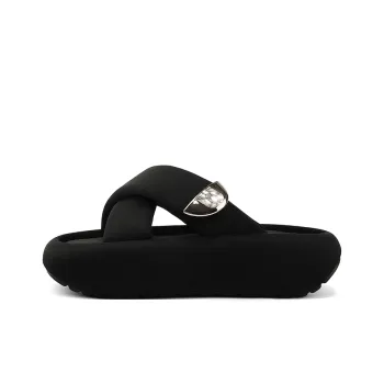 Uinnate Abrasion Resistant Slide Slippers Women's Black