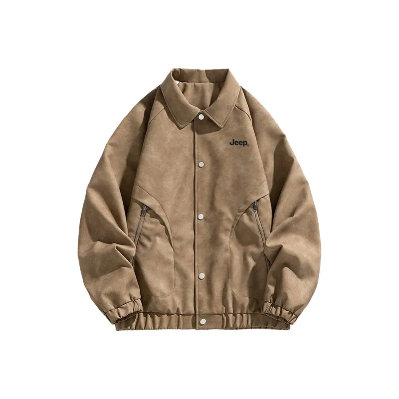 Jeep Leather Jacket Fall And Winter Unisex-6