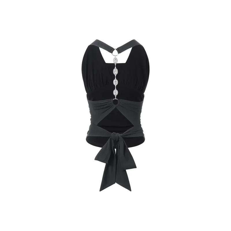 XUANSHU Camisoles Women's Black-2