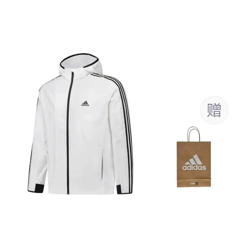 Adidas Jackets Coats Men's White-0