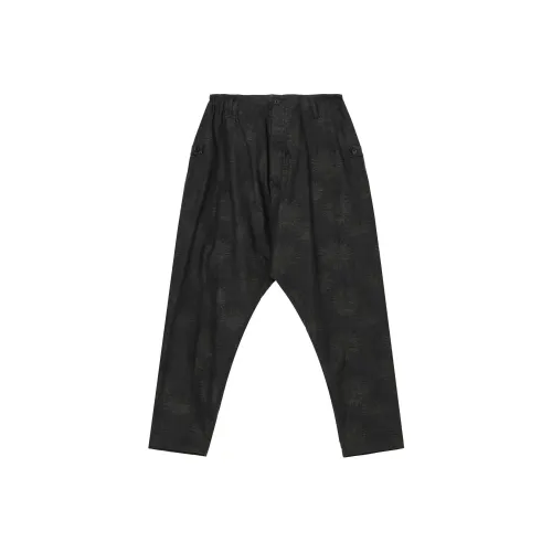 Yohji Yamamoto Pour Homme 블랙 남성 카고 바지