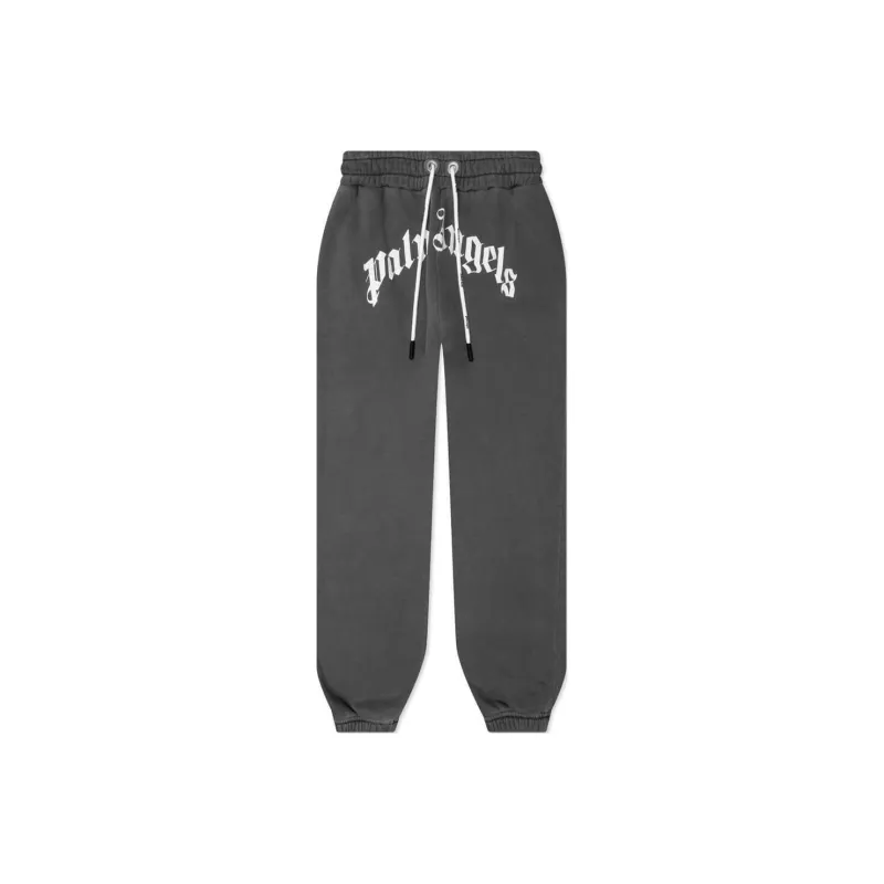 PALM ANGELS Knitted Sweatpants Men's Gray-0