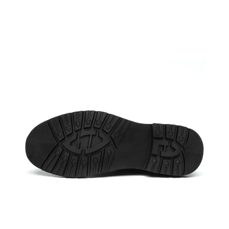 HAPPY DINO Men's Casual Shoes Men Low Top Black, Brown-2