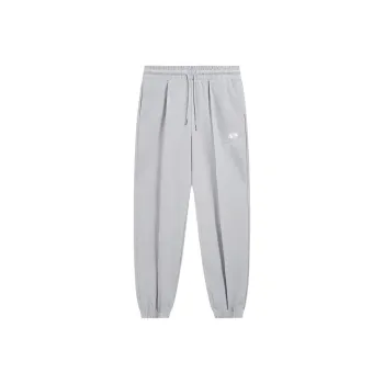 XTEP Knitted Sports Pants Unisex Light Heather Gray 24