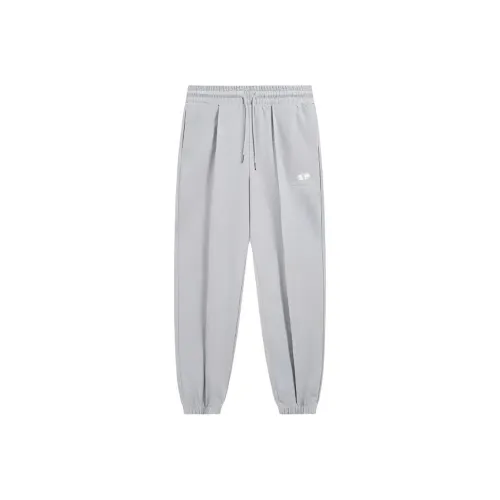 XTEP Knitted Sports Pants Unisex Smith Heather Gray 24