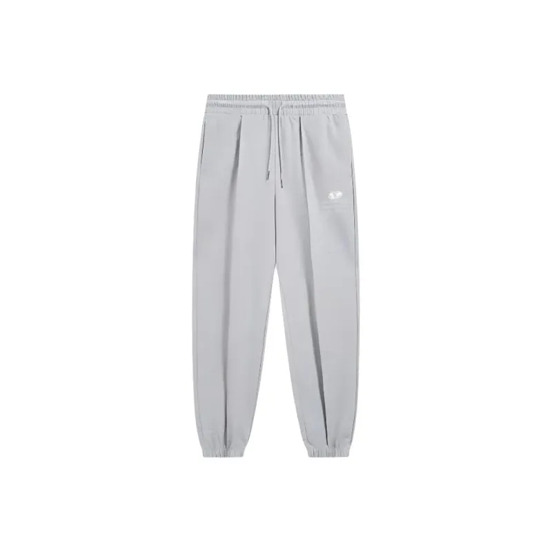 XTEP Knitted Sports Pants Unisex Light Heather Gray 24-0