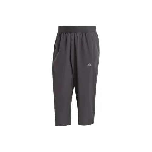 Adidas Farm Rio Yoga 3/4 Pants Knitted Sports Pants Men's Black