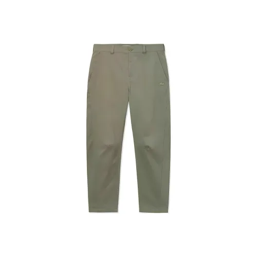 LACOSTE Casual Pants Men's Army Green