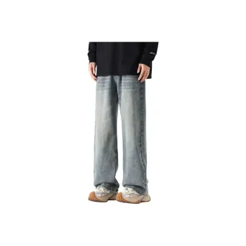 Tonlion Jeans Unisex Vintage Blue