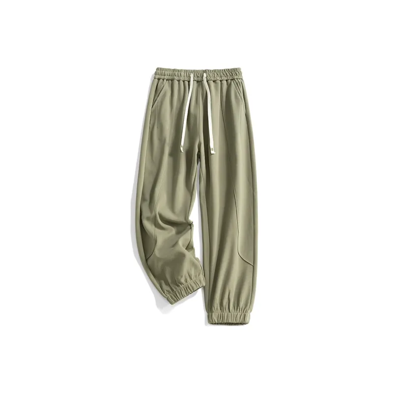 HCHUICHENG Casual Pants Unisex Army Green-7
