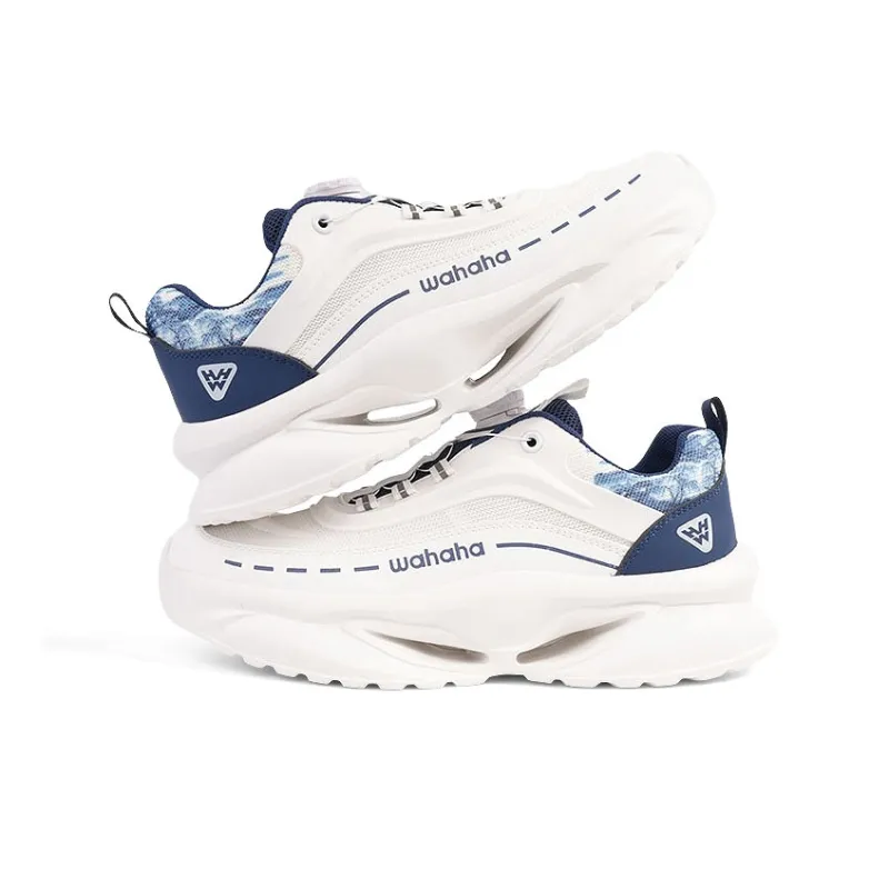 Wahaha Cushioning Abrasion Resistant Breathable Coverage Low Top Casual Shoes Men's-2