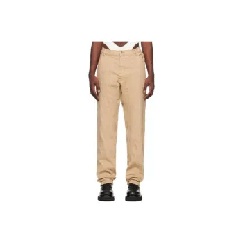 Mugler Jeans Men Beige