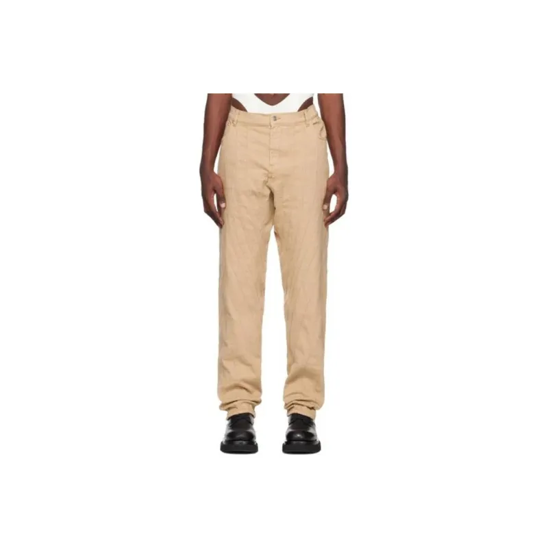 Mugler Jeans Men Beige-0