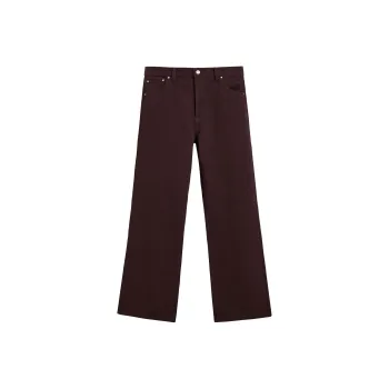 ZARA Jeans Men Dark Red Color
