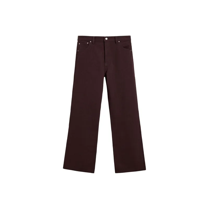 ZARA Jeans Men Dark Red Color-0