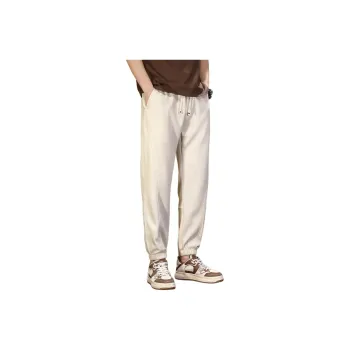Tonlion Knitted Sports Pants Men's Light Khaki