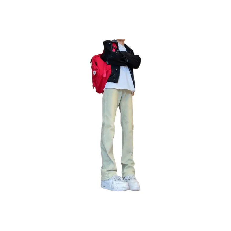 TOUHAOQINGNIAN Jeans Unisex-25