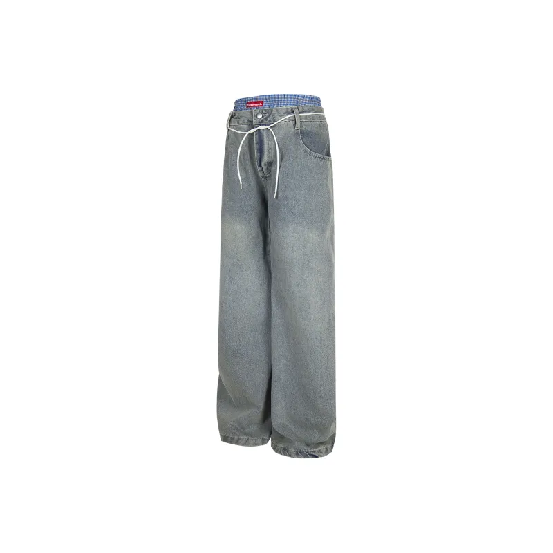 Xmithie Straight Fit Jeans Unisex Blue-1