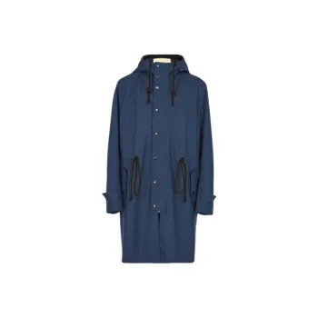 FERRAGAMO FW24 Trench Coat Men's Midnight Blue