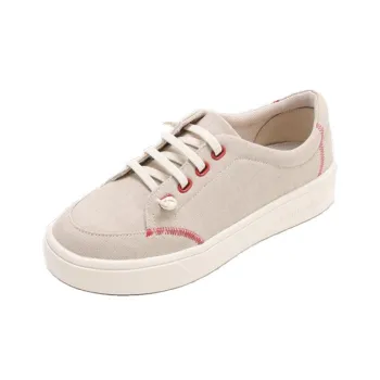 PANSY Low Top Skateboard Shoes Women's Beige