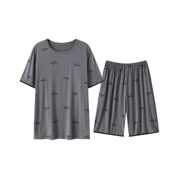 FENTENGCARE Pajama Set Men's Gray