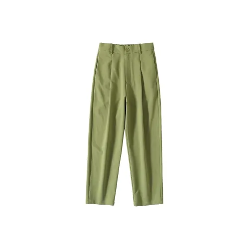 Crying Center Casual Pants Unisex Avocado Green
