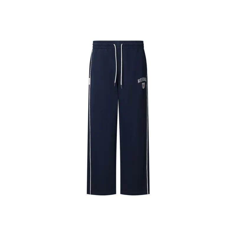 Reebok Knitted Sports Pants Unisex Navy Blue-0