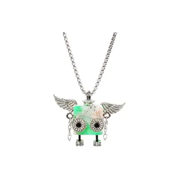Wood Devil Alloy Necklaces Unisex