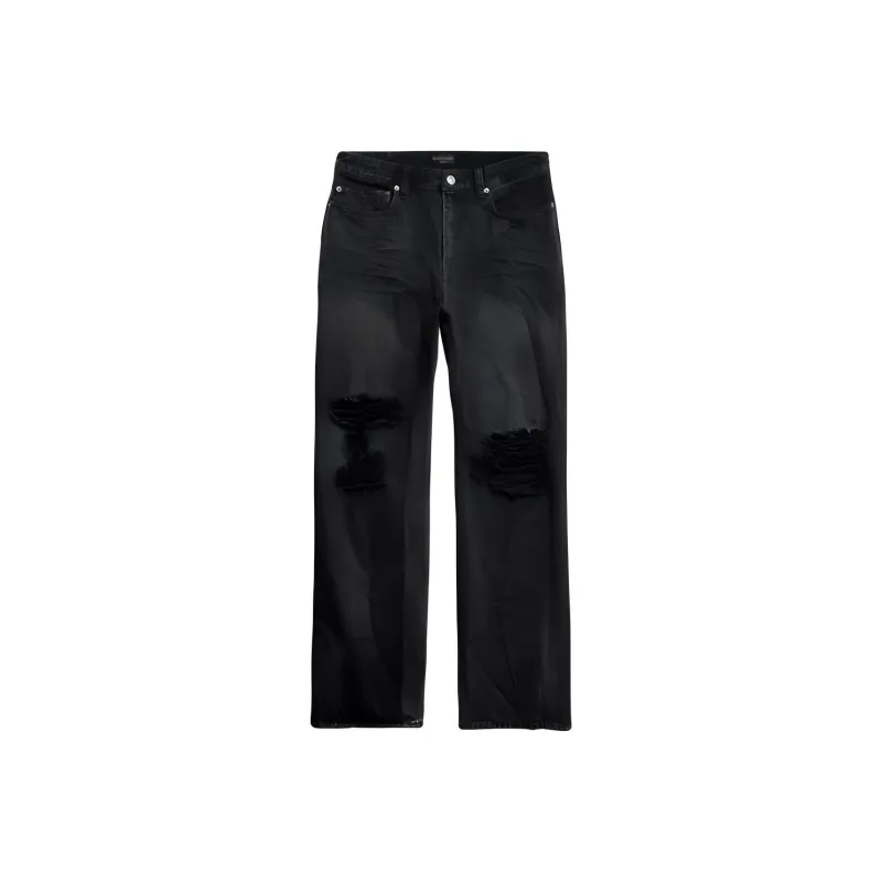 Balenciaga Jeans Regular Fit Unisex Black-0