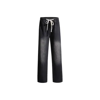JUNGLE PANDA Jeans Unisex Distressed Gray