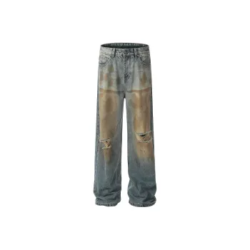 MT99 Jeans Unisex Yellow Mud Blue