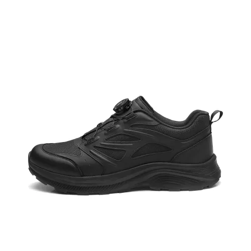 Strongman Wear resistant And Waterproof Low Top Training Shoes Men's Black