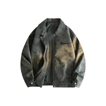 PAEFA Jackets Coats Fleece Lined Thin Optional Unisex
