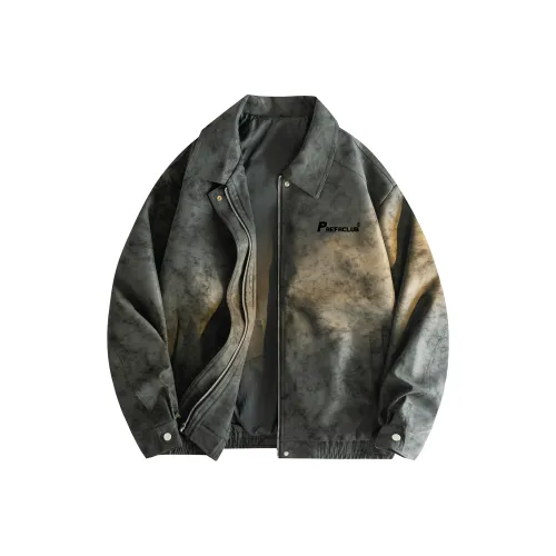 PAEFA Jackets Coats Fleece Lined Thin Optional Unisex