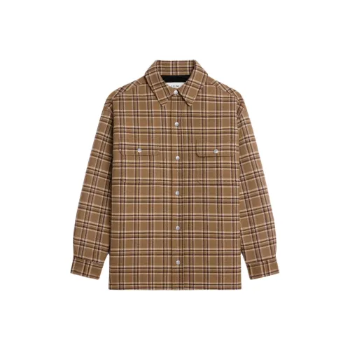 CELINE Overshirt In Checked Wool