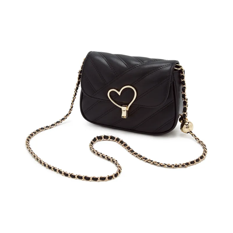 Old Man's Head Synthetic Leather Shoulder Bag, Crossbody Bag Women's White/Black-5