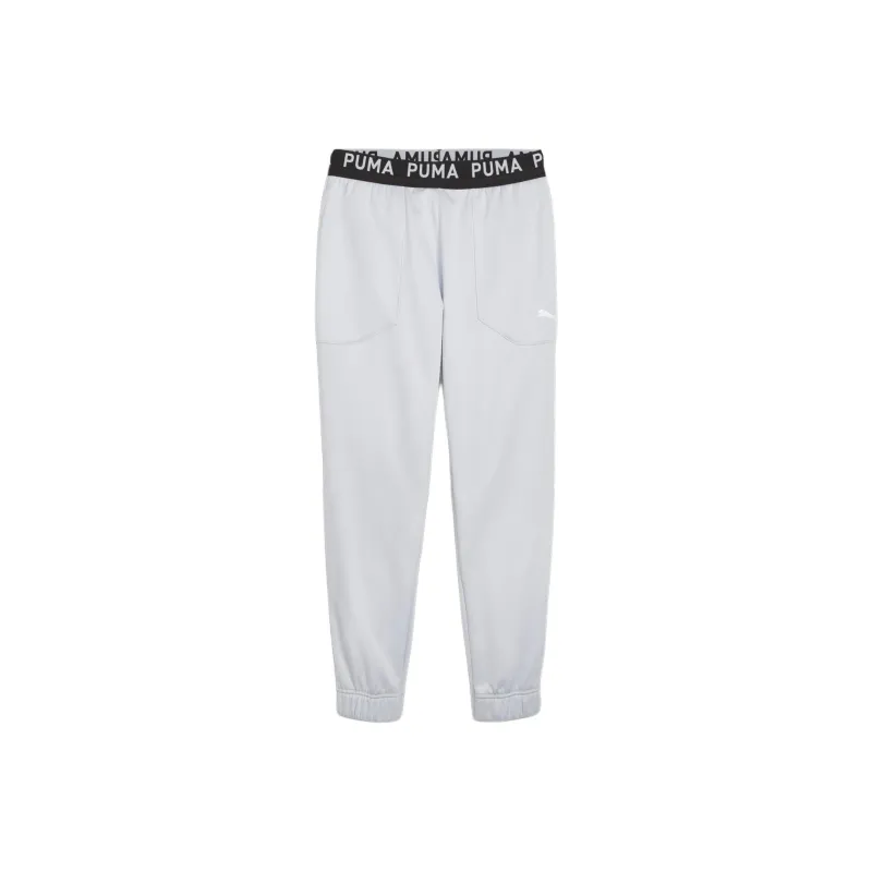 PUMA Knitted Sports Pants Men's White Gray-0