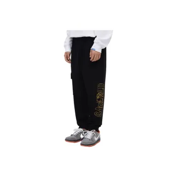 FUN Fun X Garfield Casual Pants Men's Black