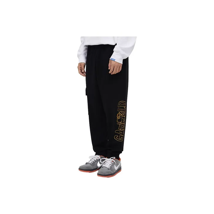 FUN Fun X Garfield Casual Pants Men's Black-0