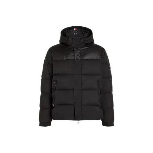 tommy blu Hilfiger blus Coats Men's Black