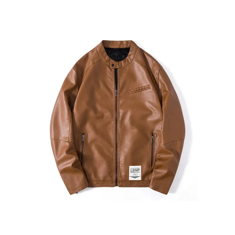 LISENPOK Leather Jackets Unisex-4